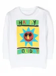Толстовка Happy Holiday Stella Mccartney Kids, белый - фото