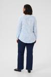 Блуза KAFFE CURVE Bella, небесно-голубой - фото 4