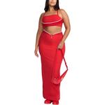 X Jacquemus Женский Бюстгальтер Nike, Университетский Красный/Белый - фото 4