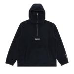Толстовка Supreme Polartec Facemask Half Zip Hooded 'Black', черный - фото