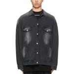 Куртка washed denim jacket large fit 'black' Balenciaga, черный - фото 2