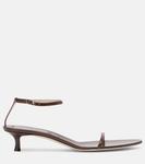 Кожаные сандалии Double Strap 35 Christen, Forest Brown - фото 4