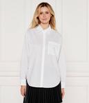 Рубашка женская Calvin Klein Jeans свободного кроя с нагрудным карманом, белый - фото