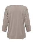 ONLY Лонгслив 'ONLNannah' в цвете Taupe - фото 2