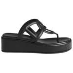 Шлепанцы женские Hermès Flip Flops, черный - фото 2