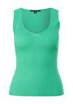 Вязаный топ COMMA, зеленый - фото