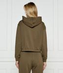 Толстовка женская Armani Exchange с капюшоном, зеленый - фото 3