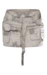 PrettyLittleThing Серая мини-юбка карго из стираного твила - фото 6