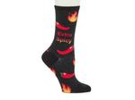 Носки Socksmith Extra Spicy Women's Crew Socks, черный - фото