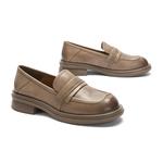 Лоферы женские Malemonkey, хаки - фото 4