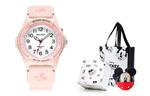 Disney Часы Mickey Series Quartz Movement Silicone Strap Watch Unisex White Dial - фото 6