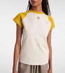 Футболка из хлопковой смеси Loewe, Mustard/Bronze - фото 5