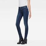 Джинсы G-Star Midge Zip Mid Waist Skinny, синий - фото