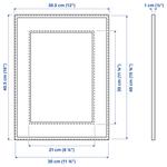 Рамка, алюминий, 30х40 см, LOMVIKEN IKEA - фото 7