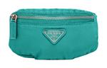 PRADA Мужской зеленый тканевый браслет кошелек клатч мини - фото 2