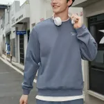 Свитшот Унисекс Синий Серый Reebok - фото 4