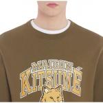 Cвитшот с принтом логотипа Maison Kitsuné Maison Kitsune, коричневый - фото 7