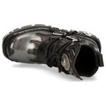 Ботильоны унисекс черный/серебристый New Rock - фото 5