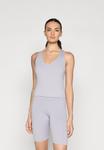 Топ Girlfriend Collective FLOAT ZOE TANK CROSS BACK, Lavender Gem/Lilac - фото