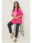 Блузка Curvy Lady, фуксия - фото 5