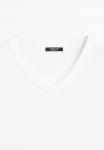 Футболка Massimo Dutti V-NECK SHORT SLEEVE, White - фото 10