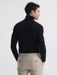 Джемпер Reiss Caine Merino Wool Roll Neck, черный - фото 2