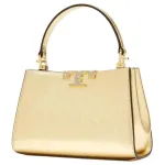 TORY BURCH Eleather One Shoulder Handbag Mini Women's Bright Gold - фото