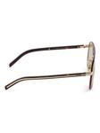 Prada Eyewear aviator-frame солнцезащитные очки, коричневый - фото 3
