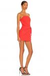 Платье мини superdown Andria Strapless, красный - фото 2
