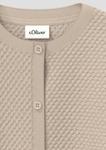 Вязаный кардиган s.Oliver, бежевый - фото 3