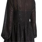 Металлический клип Жаккардовое мини-платье MICHAEL KORS, черный - фото 4