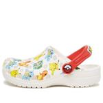 Сандалии x pokmon classic clog 'starters' Crocs, белый - фото