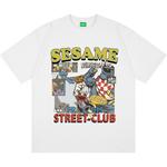 Футболка унисекс Sesame Street, голубой - фото 6