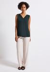 Топ Street One MIT SPLIT NECK, Grün/Dark Green - фото 2