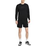 Толстовка Men's Nike Solid Color Logo Printing Round Neck Long Sleeves Black, черный - фото 2