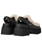 Сабо (WMNS) UGG Esmee Leather Clog Mules 'Black' - фото 2
