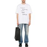 Футболка с принтом Alexander McQueen, белый - фото 3