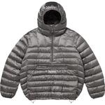 Утепленная худи-пуловер с капюшоном unisex Supreme, серебро - фото 4