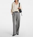 Шерстяной свитер с кашемиром Plan C, Butter - фото 2