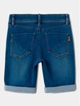 Джинсовые шорты узкого кроя Name It, синий - фото 3