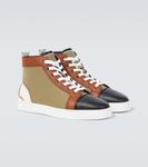 Кроссовки Fun Louis с кожаными вставками Christian Louboutin, Version Multi - фото 5