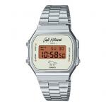 Часы x caf kitsun digital 'silver' Casio, серебряный - фото