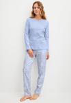 Пижамные брюки Calida Pyjama bottoms, Harmony Blue/Light Blue - фото 2