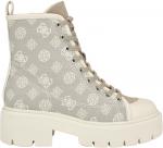 Женские боевые ботинки GUESS Shutter, Ivory Logo Multi - фото 5