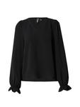 Блузка PIECES PCTIFFANY, черный - фото