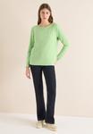 CECIL Лонгслив в пастельно-зеленом цвете - фото 4