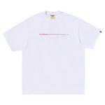 Футболка BAPE Hightlight Logo Relaxed Fit Tee, White - фото