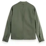 Блейзер Scotch & Soda Blend Garment Dyed Boxy Fit, зеленый - фото 4