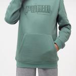 PUMA Детская толстовка с капюшоном - принт зеленый - фото 3