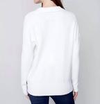 Джемпер Johnny Collar белый CHARLIE B - фото 3